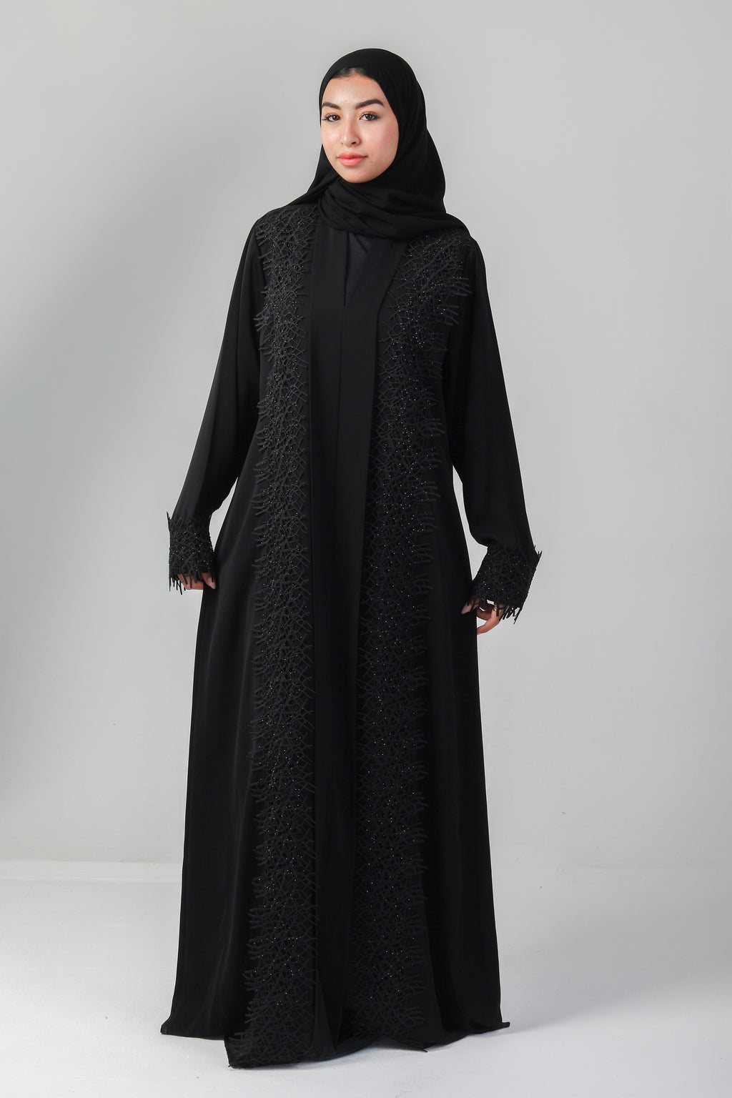 The Branch Embroidery Abaya