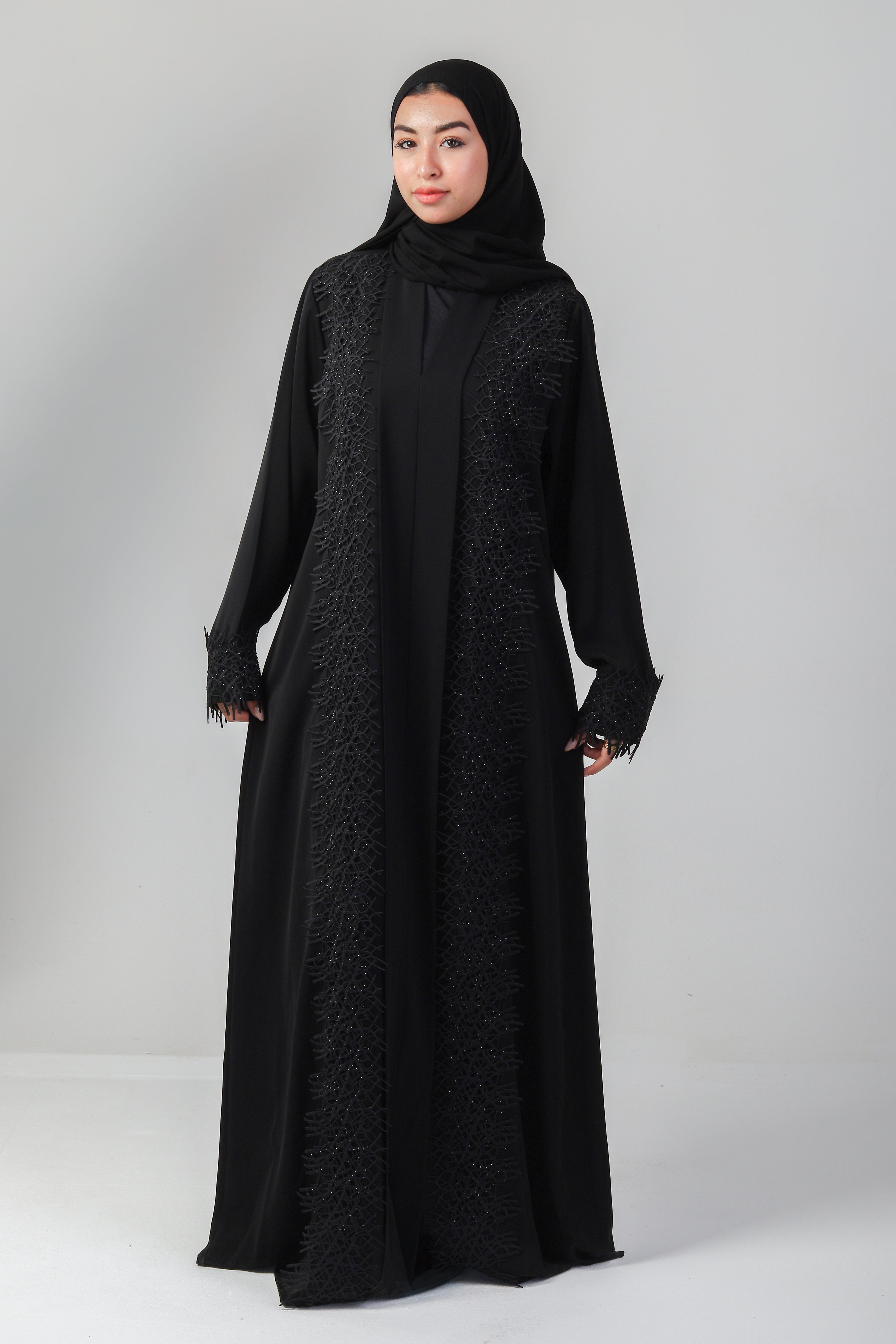 The Branch Embroidery Abaya